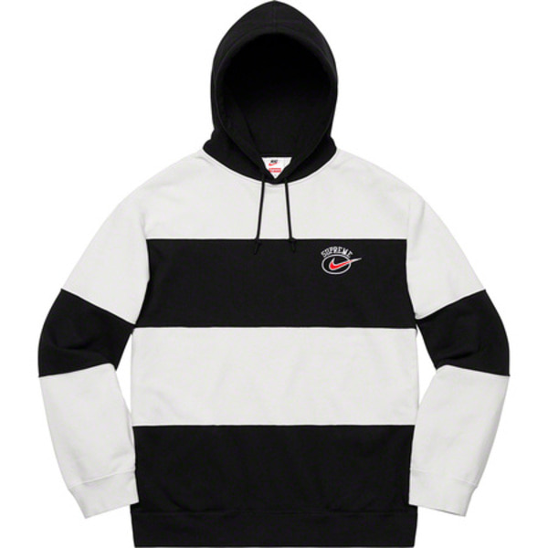 [해외] 슈프림 나이키 스트라이프 후드 Supreme Nike Stripe Hooded Sweatshirt 19SS