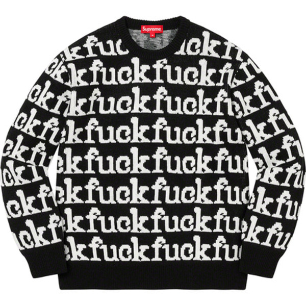 [해외] 슈프림 퍽 스웨터 Supreme Fuck Sweater 22SS