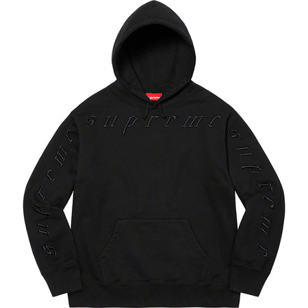 [해외] 슈프림 레이즈드 엠브로이더리 후드 Supreme Raised Embroidery Hooded Sweatshirt 21FW
