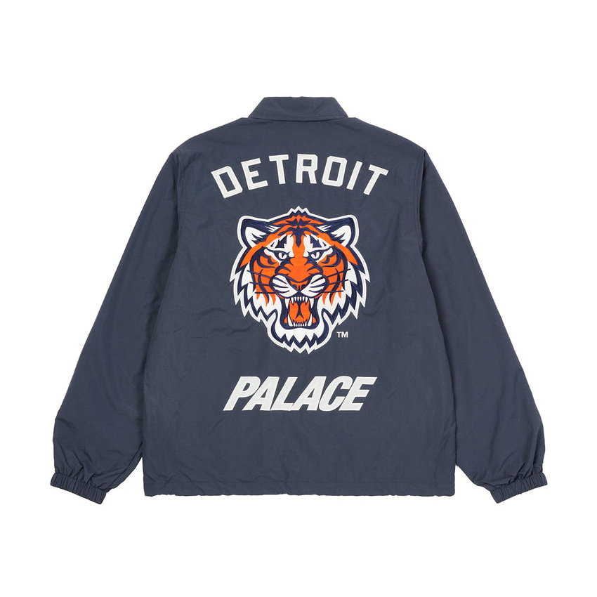 [해외] 팔라스 디트로이트 타이거스 뉴에라 코치 자켓 Palace Detroit Tigers New Era Coach Jacket 22SS