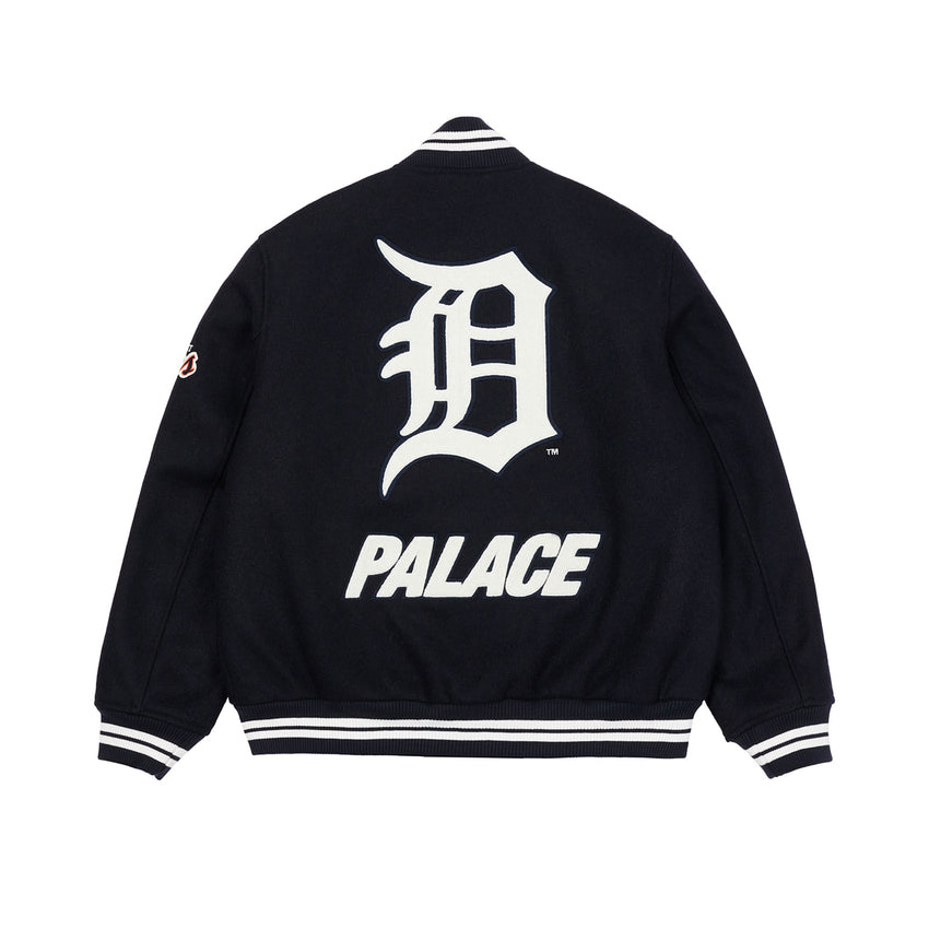 [해외] 팔라스 디트로이트 타이거스 뉴에라 울 스타디움 자켓 Palace Detroit Tigers New Era Wool Stadium Jacket 22SS
