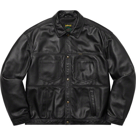 [해외] 슈프림 스캇 레더 워크 자켓 Supreme Schott Leather Work Jacket 22SS
