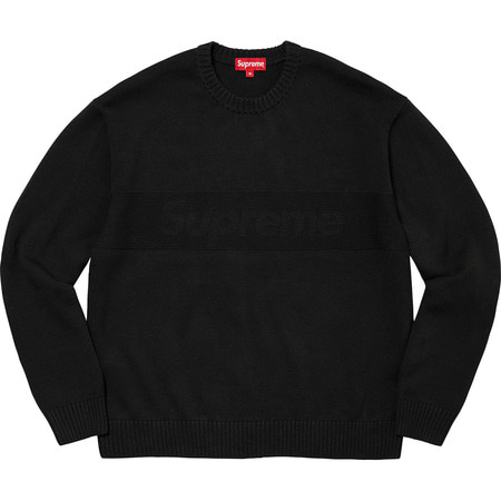 [해외] 슈프림 토널 패널드 스웨터 Supreme Tonal Paneled Sweater 22SS