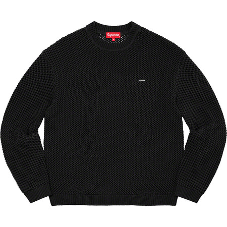 [해외] 슈프림 오픈 니트 스몰 박스 스웨터 Supreme Open Knit Small Box Sweater 22SS