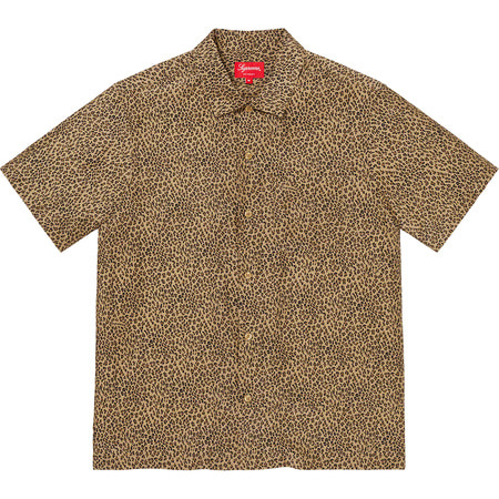 [해외] 슈프림 레오파드 실크 숏슬리브 셔츠 Supreme Leopard Silk S/S Shirt 22SS