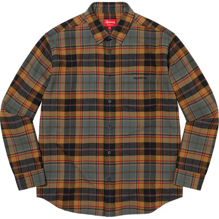 [해외] 슈프림 플레이드 플란넬 셔츠 Supreme Plaid Flannel Shirt 22FW