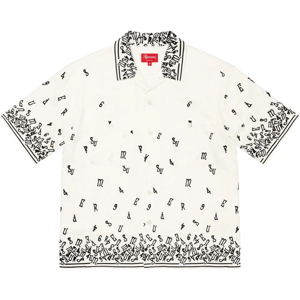 [해외] 슈프림 누보 엠브로이더드 숏슬리브 셔츠 Supreme Nouveau Embroidered S/S Shirt 23SS