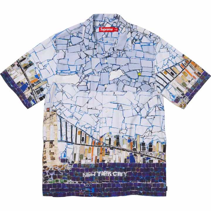 [해외] 슈프림 모자이크 숏슬리브 셔츠 Supreme Mosaic S/S Shirt 24SS